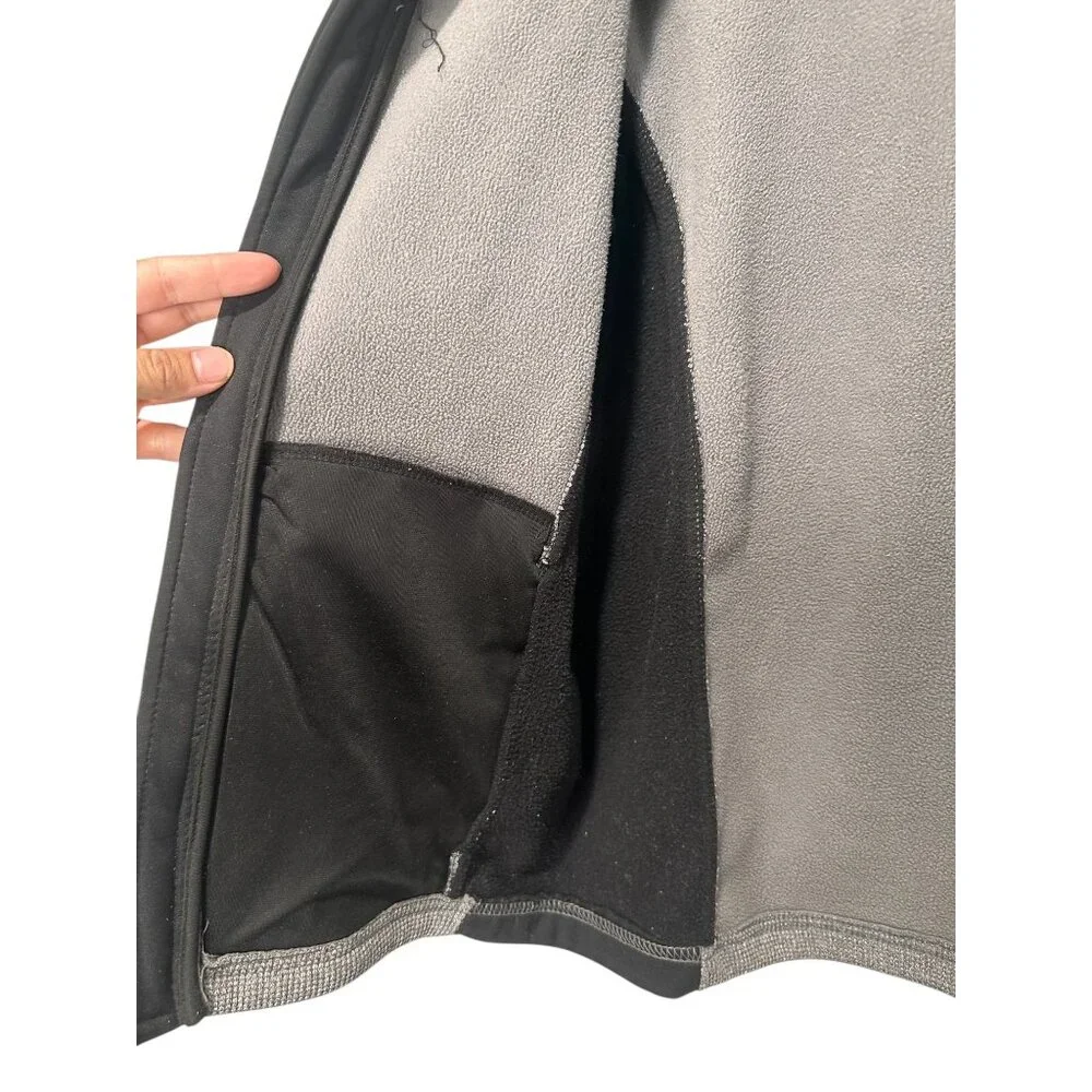 Spyder Raider Polar Tech Jacket Junior Mens XL 18-29 Gray Knit Thermal Outdoors